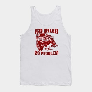 Jeep No Road No Problem Tank Top